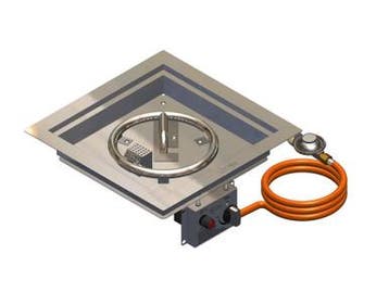 Gofire SUPERSET inbouwbrander vierkant 40 x 40 cm | Flexibel, Verzenden, Nieuw
