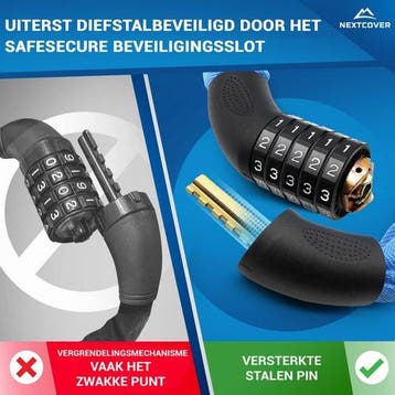 2dekans | Nextcover Cijferslot - SafeSecure - 5-Cijferig -, Ophalen of Verzenden, Zo goed als nieuw, Nextcover