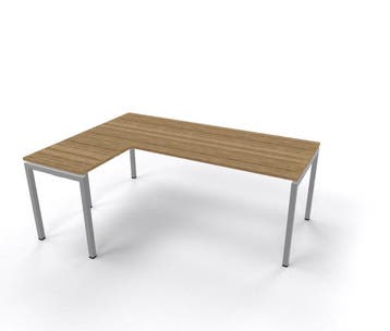N-poot hoekbureau, 200x160cm, Zakelijke goederen, Overige plaatsen, Ophalen of Verzenden, Nieuw in verpakking, Bureau