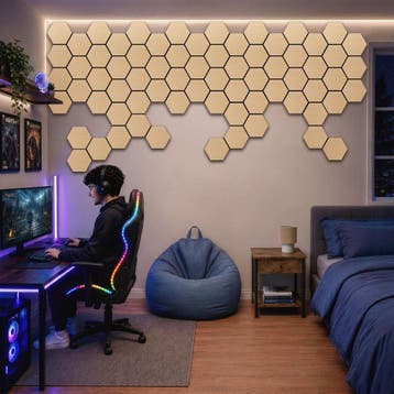 Akoestische panelen Sonic Shield houtlook - eiken, Verzenden, Nieuw