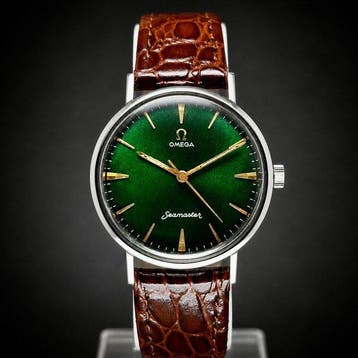 Omega -  * Seamaster Green Dial Cal.601* - 14750-1 SC -, Nieuw