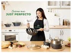 JUST PERFECTO JL-780 - 15-delige pannenset - Antiaanbaklaag, Verzenden, Nieuw