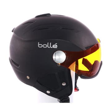 59 60 61 skihelm/snowboardhelm BOLLE BACKLINE VISOR, Black v, Verzenden, Gebruikt