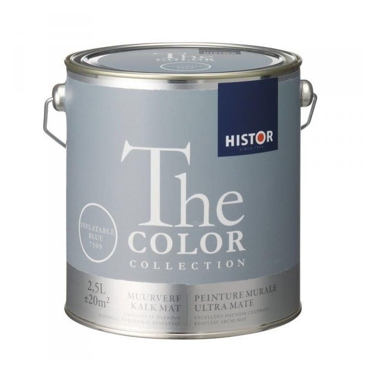 Histor The Color Collection Kalkmat - Inflatable Blue 750..., Doe-het-zelf en Verbouw, Verf, Beits en Lak, Verf, Blauw, Nieuw