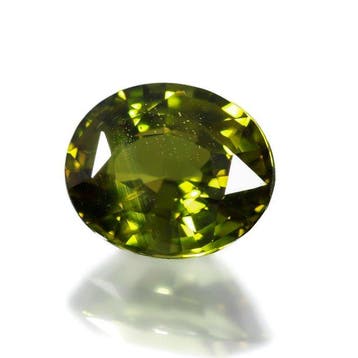 1 pcs Groen, Geel Alexandriet - 3.29 ct - Gemological, Sieraden, Tassen en Uiterlijk, Nieuw
