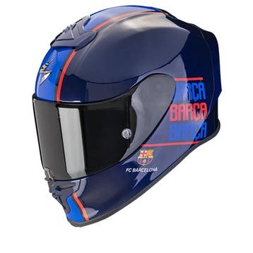 ScorpionEXO-R1EvoAirFCBarcelonaBlauwRoodBlauwIntegraalhelm, Integraalhelm, Nieuw met kaartje, Overige merken, Heren