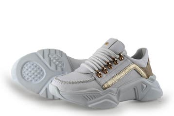 Babouche Sneakers in maat 38 Wit, Verzenden, Wit, Babouche, Sneakers of Gympen