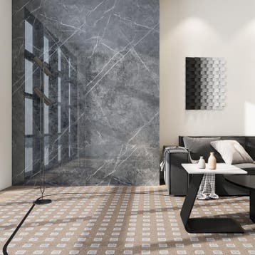 Wandpaneel Bladel set van 4 panelen 120x60 cm Grey Diamond [, Doe-het-zelf en Verbouw, Verzenden, Nieuw