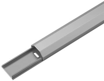 Kabelgoot, halfrond aluminium-110 x 3,3 x 1,8 cm / Zilver, Ophalen of Verzenden, Nieuw