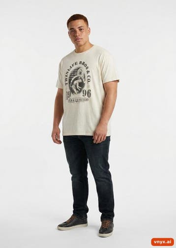 Twinlife T-shirts Heren maat L Off White Vintage, Ophalen of Verzenden, Nieuw