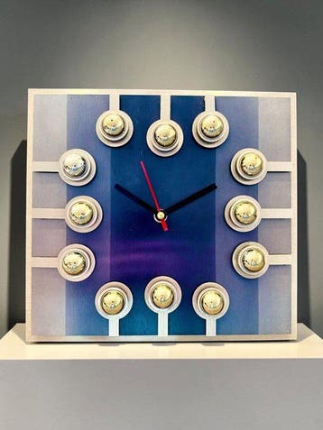 Wandklok - Juwelier Hörl Prototype - Mid-century modern