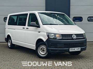 Volkswagen Transporter L2H1 | Financial Lease voor 256 p/mn, Stof, Gebruikt, Overige carrosserieën, Wit