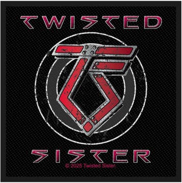 Twisted Sister TS Logo - Patch officiële merchandise, Ophalen of Verzenden, Nieuw, Kleding