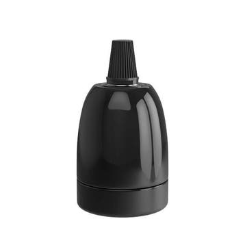 Lamphouder | Calex (Keramiek, Zwart), Verzenden, Nieuw