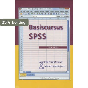 Basiscursus SPSS - Manfred te Grotenhuis 9789023247036, Verzenden, Zo goed als nieuw, Manfred te Grotenhuis