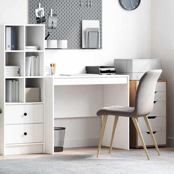vidaXL Bureau Wit 90 x 50 x 76 cm, Verzenden, Nieuw