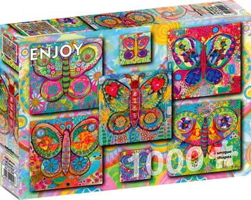 Butterflies Puzzel (1000 stukjes) | Enjoy Puzzle - Puzzels, Verzenden, Nieuw