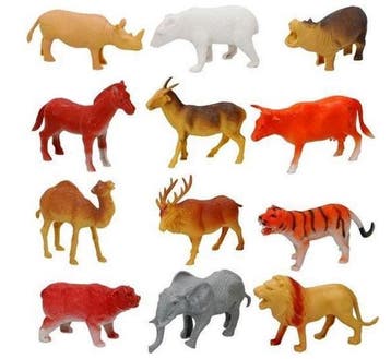 Speelset wilde dieren, Kinderen en Baby's, Speelgoed | Overig, Ophalen of Verzenden, Nieuw