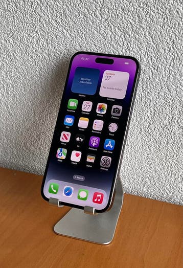 Apple iPhone 14 Pro Max 128GB Paars / Garantie / Nette staat, 128 GB, Paars, Refurbished, Ophalen of Verzenden