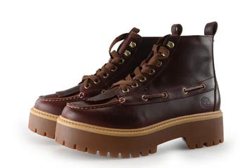 Timberland Boots in maat 39 Rood, Kleding | Dames, Schoenen, Verzenden, Overige typen, Zo goed als nieuw, Timberland