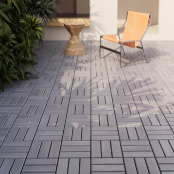 Houten terrastegels Alliste vlonder set van 10 acacia 0,9 m², Verzenden, Nieuw