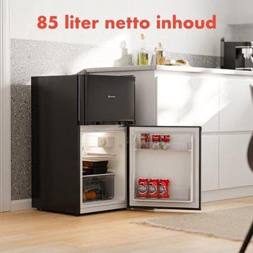 2dekans | KitchenBrothers Koelkast - 61L Koelvak - 24L, Ophalen of Verzenden, Zo goed als nieuw