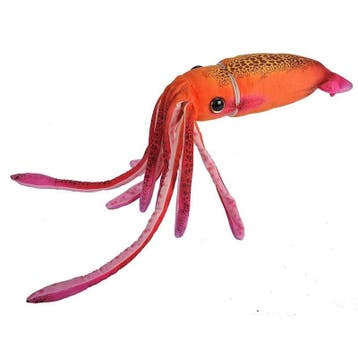Wild Republic octopus knuffel - oranje pluche - 38 cm, Verzenden, Nieuw