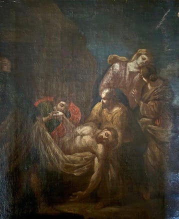 Italiaanse school (XVII) - Deposizione di Cristo - Via