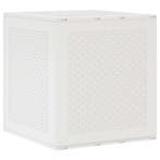 vidaXL Opbergbox met opslag Wit 55 x 53 x 57 cm, Verzenden, Nieuw