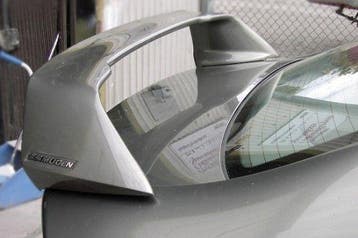 SK-Import Spoiler Mugen Style Zwart Honda Civic, Auto-onderdelen, Ophalen of Verzenden, Nieuw, Achter, Honda
