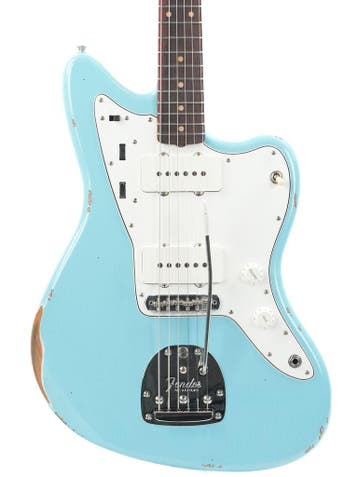 Fender Custom Shop 1962 Jazzmaster Relic Daphne Blue, Ophalen of Verzenden, Nieuw, Solid body, Fender