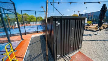 TE KOOP | Bar container | Mobiele bar | Demontabel | Zwart