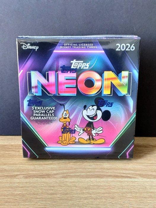 ≥ Topps Disney Neon Mega Box - 1 Sealed box (a1527073498