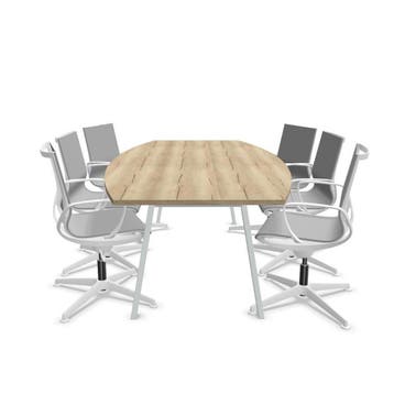 Air2 vergadertafel, VAT model, 240x120cm, Overige plaatsen, Ophalen of Verzenden, Nieuw in verpakking, Bureau