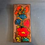 Ruscha - Wandbord - Blumen Wandrelief - Keramiek, Antiek en Kunst