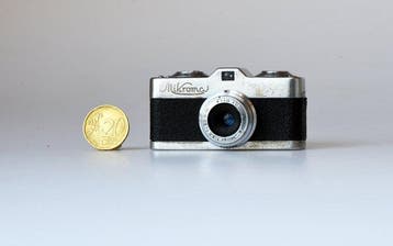 Meopta Mikroma. **Goed lezen** Subminiatuur camera, Nieuw
