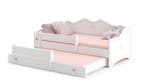Bed met Hekjes 160x80 | Hart Print | Laatste Stuks!, Kinderen en Baby's, Kinderkamer | Bedden, Nieuw, 70 tot 85 cm, Ophalen of Verzenden