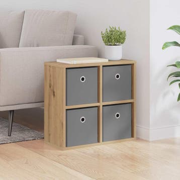 vidaXL Dressoir Artisan Eiken 49,5 x 22 x 47 cm, Minder dan 50 cm, Verzenden, Nieuw, Minder dan 25 cm