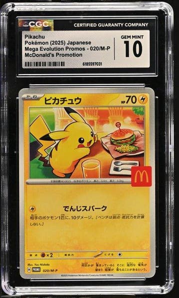 Pokémon - 1 Graded card - Pikachu 020/M-P Promo card, Event, Nieuw