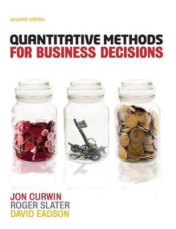 Quantitative Methods for Business Decisions - Roger Slater, Boeken, Verzenden, Gelezen, Roger Slater