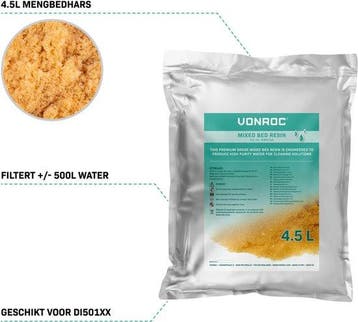 2dekans | VONROC Premium Mengbedhars - Navulzak - 4,5L -, Ophalen of Verzenden, Zo goed als nieuw