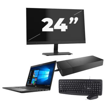 Dell Latitude 7490 -   i5-8e 8GB  - 256GB  + 1x 24 inch, Computers en Software, Windows Laptops, 8e Generatie, Qwerty, Verzenden
