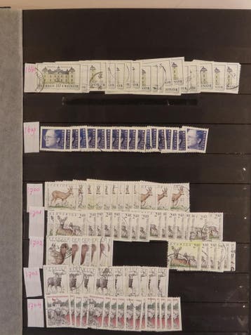 Zweden voorraadboek met veel modern, Postzegels en Munten, Ophalen of Verzenden