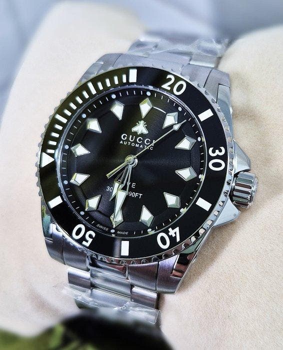 Gucci - Dive - Automatic - YA136353 - Heren - 2020+, Sieraden, Tassen en Uiterlijk, Horloges | Heren