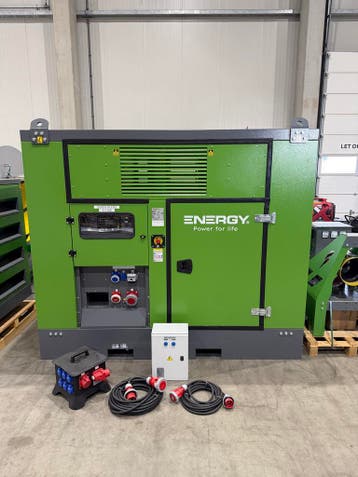 ACTIE Generator aggregaat 30kva EY-S30Y Yanmar SUPER SILENT, Nieuw, 30 kVA of meer, Dieselolie, Geluidgedempt