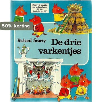 Drie varkentjes - Scarry 9789024319213, Verzenden, Gelezen, Scarry