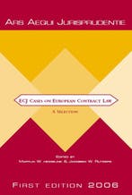 ECJ Cases on European Contract Law / Ars Aequi, Verzenden, Gelezen