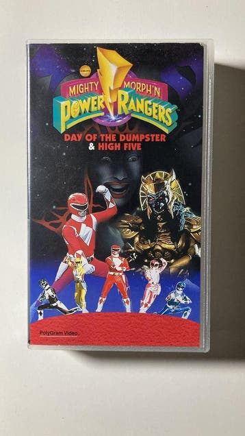 POWER RANGERS: DAY OF THE DUMPSTER & HIGH FIVE (VHS), Verzenden, Gebruikt