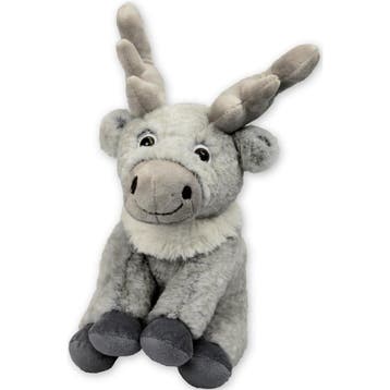 Inware eland rendier knuffel - pluche - grijs - 22 cm, Kinderen en Baby's, Speelgoed | Knuffels en Pluche, Verzenden, Nieuw
