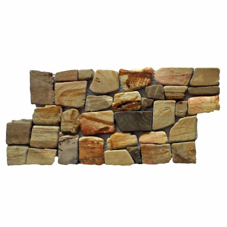Mozaïek Hout Petrified Wood 15X30 Cm (Prijs Per 1M²), Doe-het-zelf en Verbouw, Tegels, Ophalen of Verzenden
